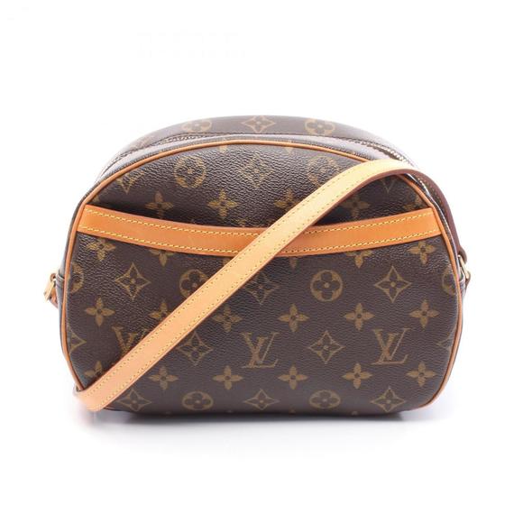 Louis Vuitton Blois Shoulder Bag, Coated Canvas and Leather, Monogram, Women'... - Picture 1 of 8